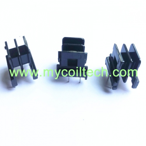 Multi Section EE19 Horizontal Transformer Bobbin 4+6 Pins