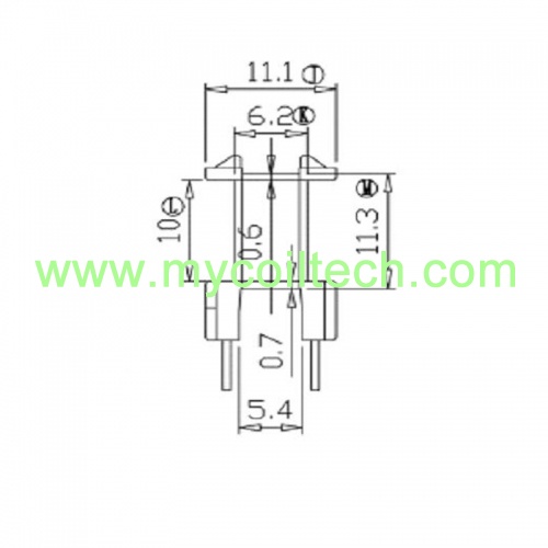 3+3 pin vertical bobbin