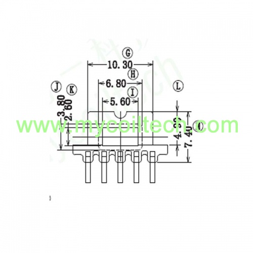 5+5 pins EFD15 Coil Former