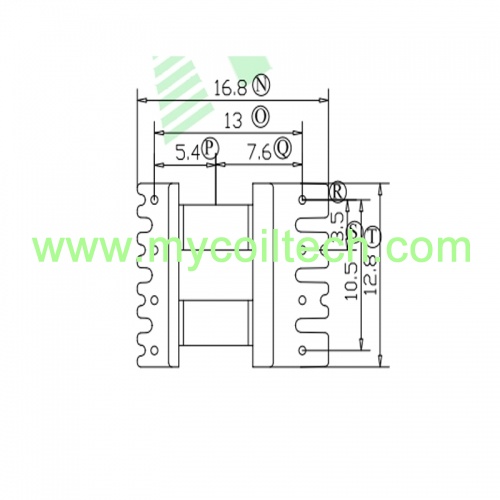 4+4 pin EE13 bobbin