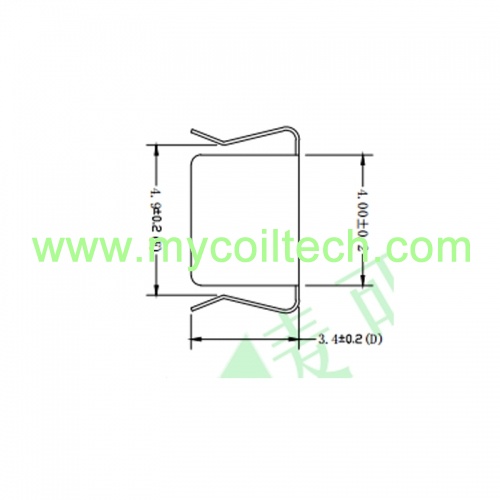 EE5 Coil former With Clip