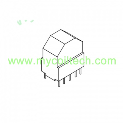 Phenolic material inductor case