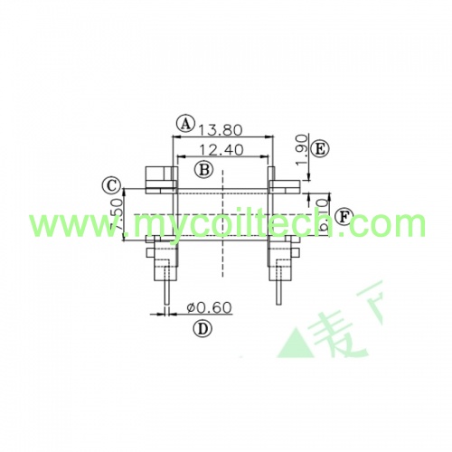 EF20 bobbin 5+5 pins