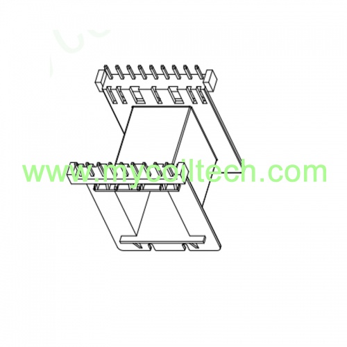 Vertical EE70 coil bobbin