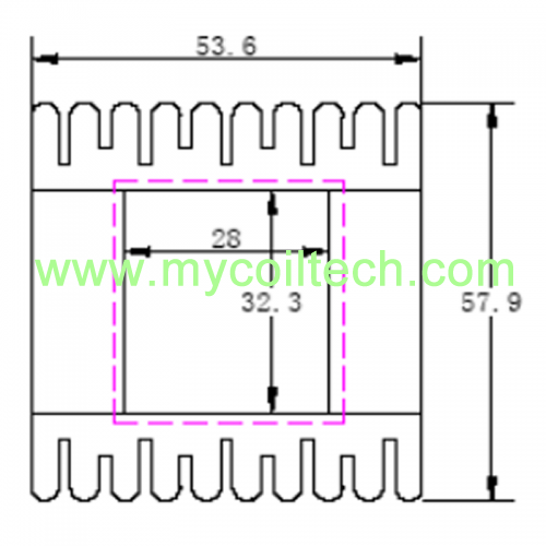 EE85 bobbin design
